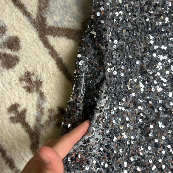 Bardot Karoline Paillette Dress with Pockets - Picture 8 of 11